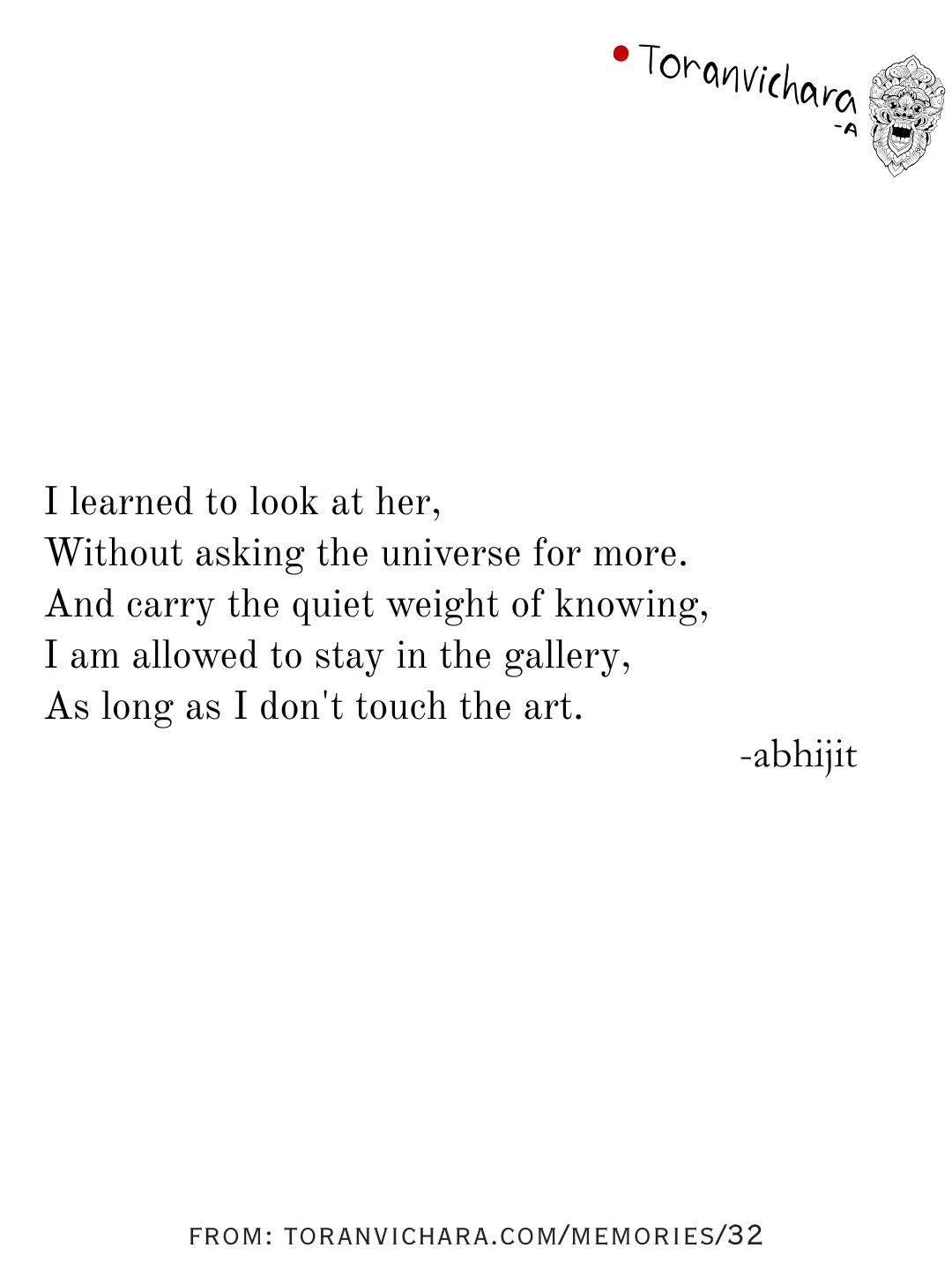 Poem: Outgrow 