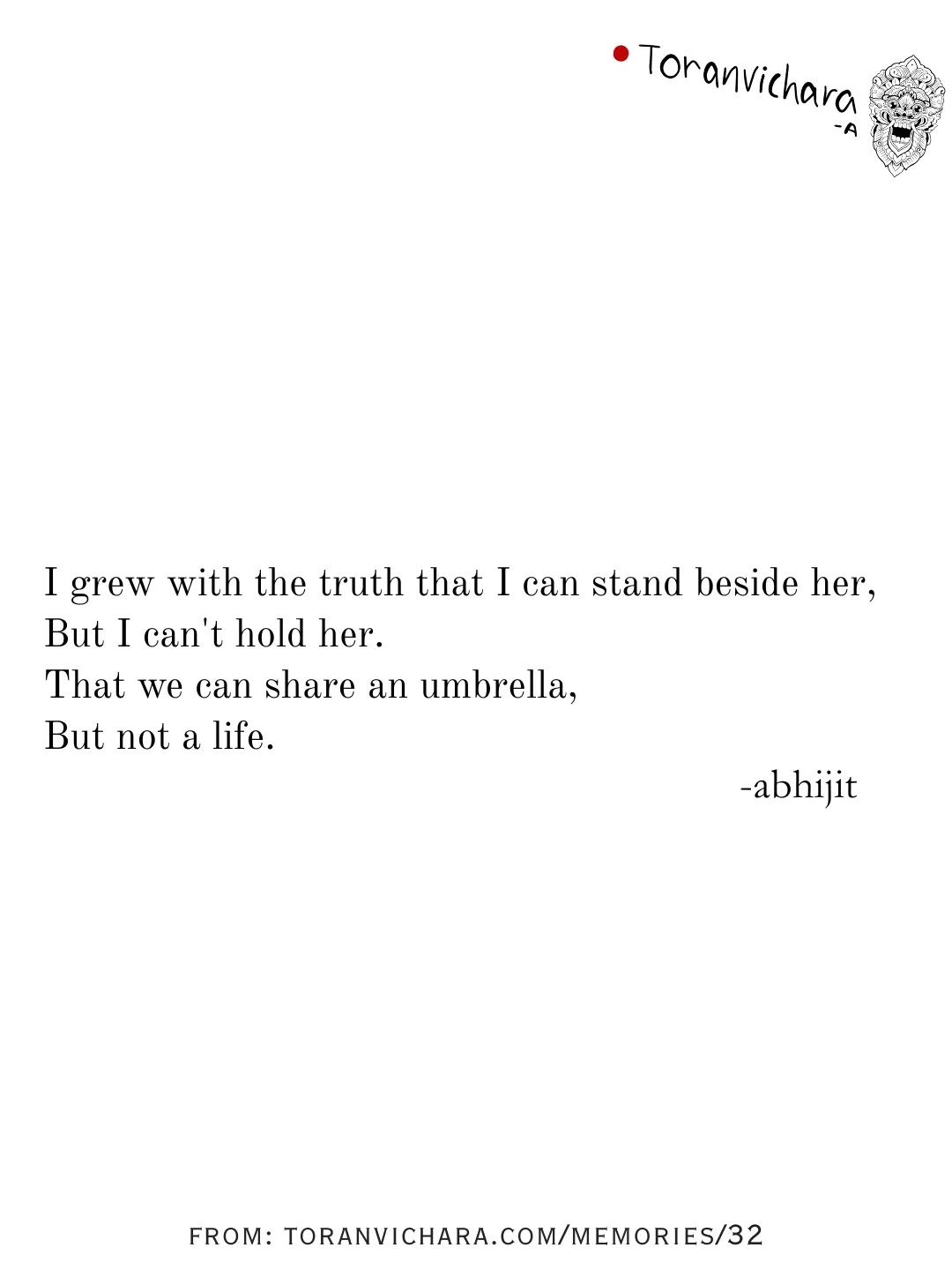 Poem: Outgrow 