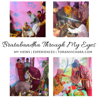Poster of My memories Titled:- Bratabandha Through My Eyes: A Cultural Rite of Passage