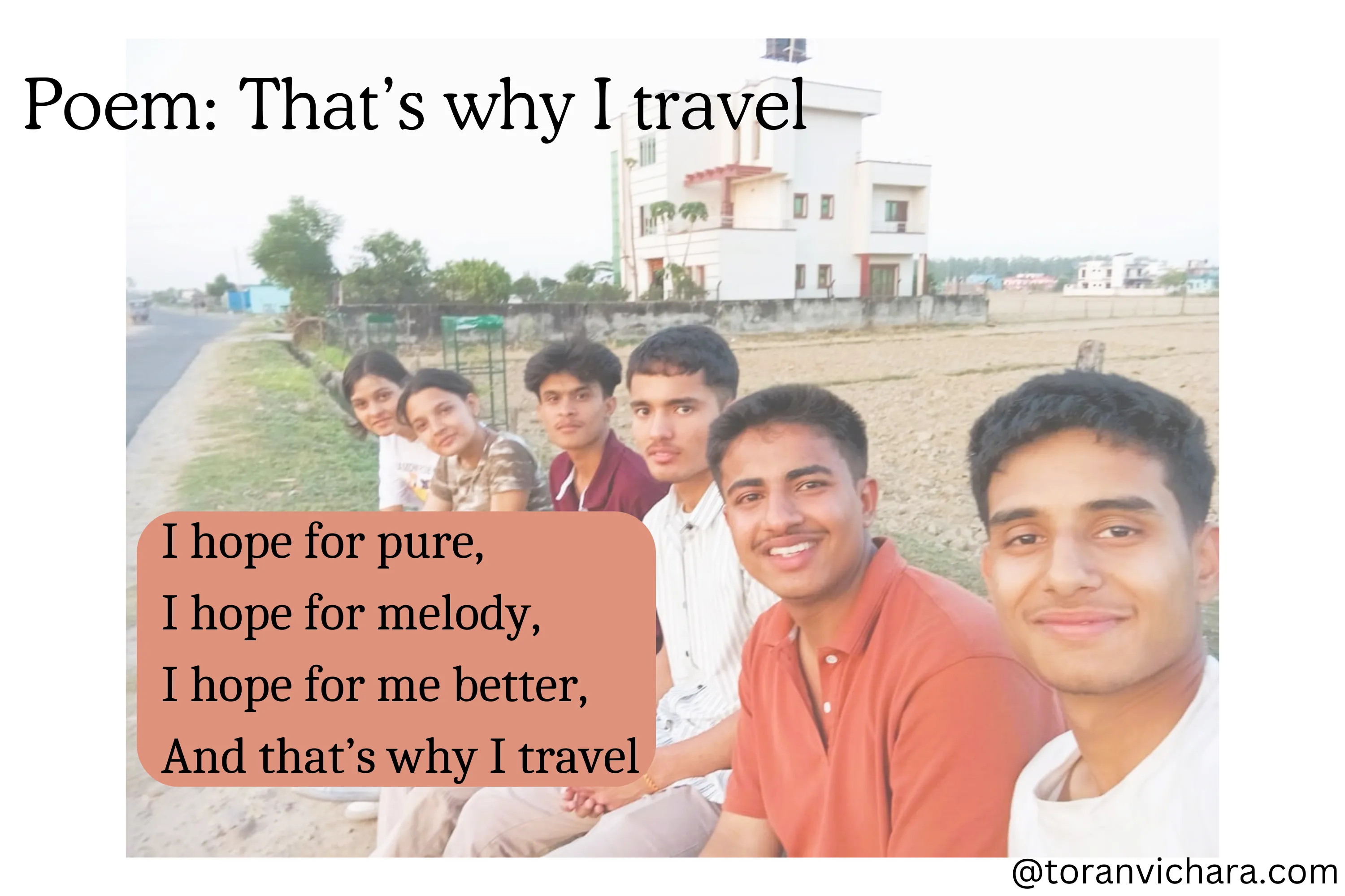 That's why I travel | Poem about my travel experience
