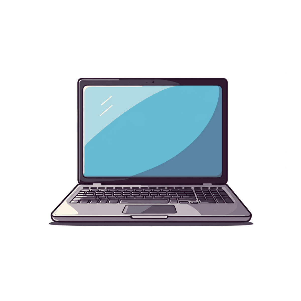 Animated image of a laptop
